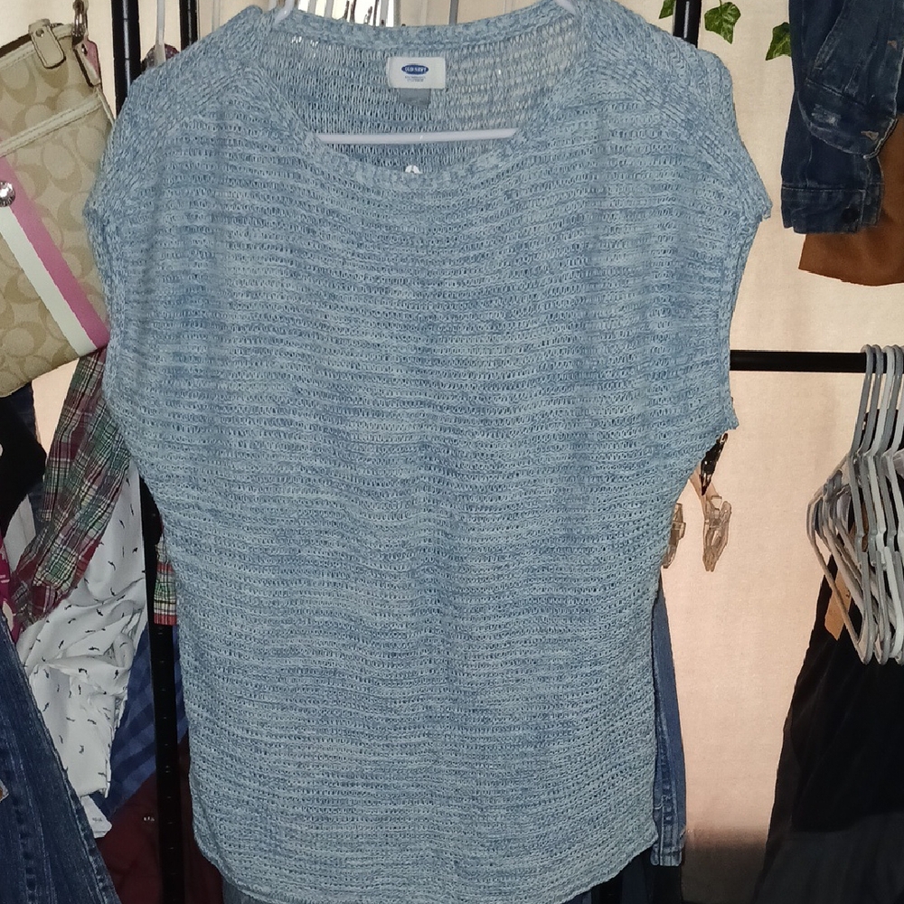 Old Navy Women's Blue Top